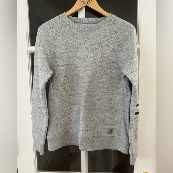 Carhartt Relaxed Fit Midweight Crewneck Block Logo Sweatshirt  - Size S - Picture 1 of 7
